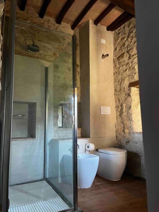 Medieval Tower In Umbria With Swimming Pool Montelagello Екстериор снимка