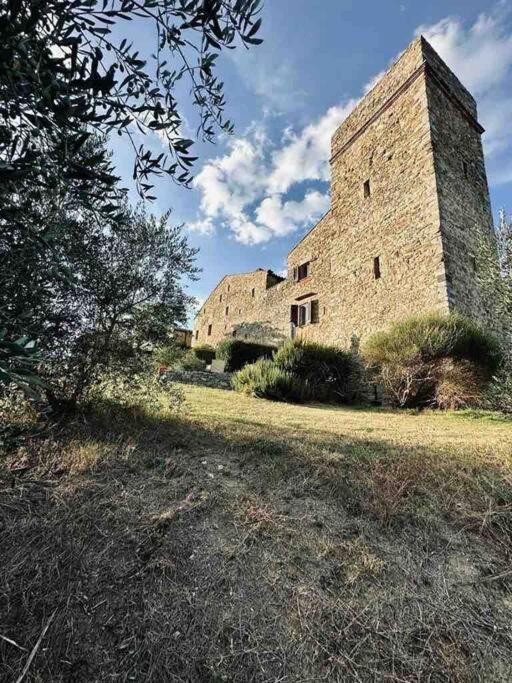 Medieval Tower In Umbria With Swimming Pool Montelagello Екстериор снимка