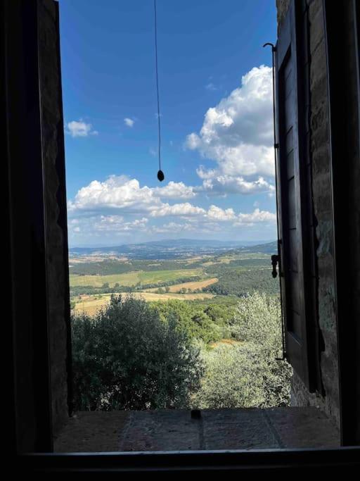 Medieval Tower In Umbria With Swimming Pool Montelagello Екстериор снимка