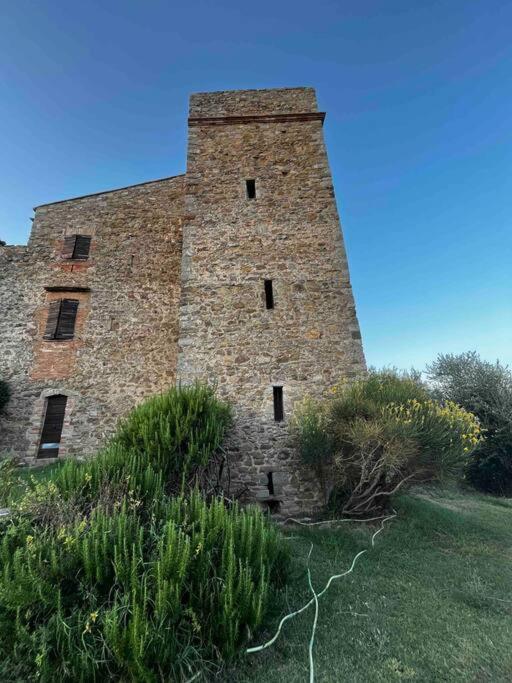 Medieval Tower In Umbria With Swimming Pool Montelagello Екстериор снимка