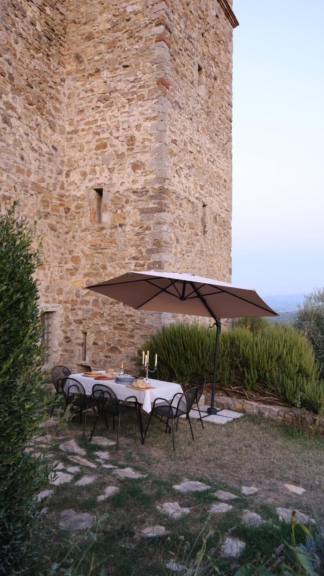 Medieval Tower In Umbria With Swimming Pool Montelagello Екстериор снимка
